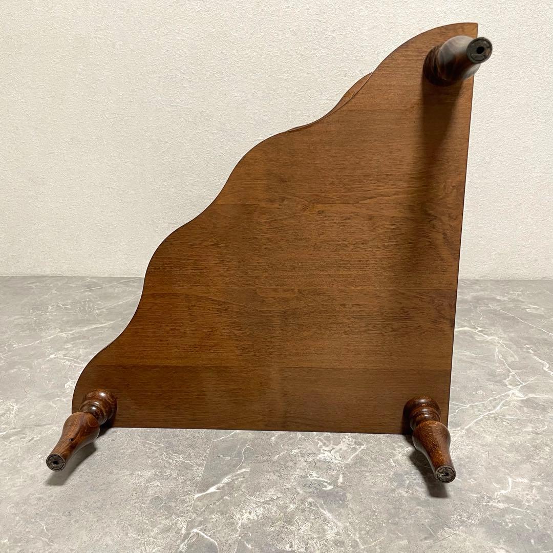 アンティーク　コーナーシェルフ 花台 飾り棚 隙間収納 コーナー収納