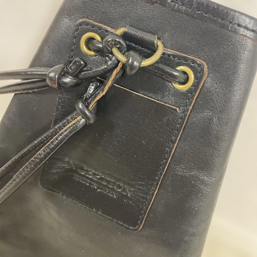 コウ‼️インセプション ホースハイドレザー ポーチ　ブラック