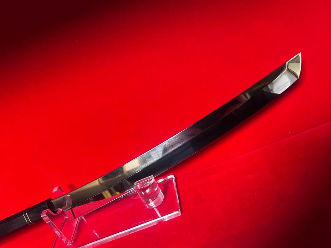 包丁　マグロ包丁　先丸　尺三　鬼反り　鏡面仕上げ　切味抜群　箱付　未使用品