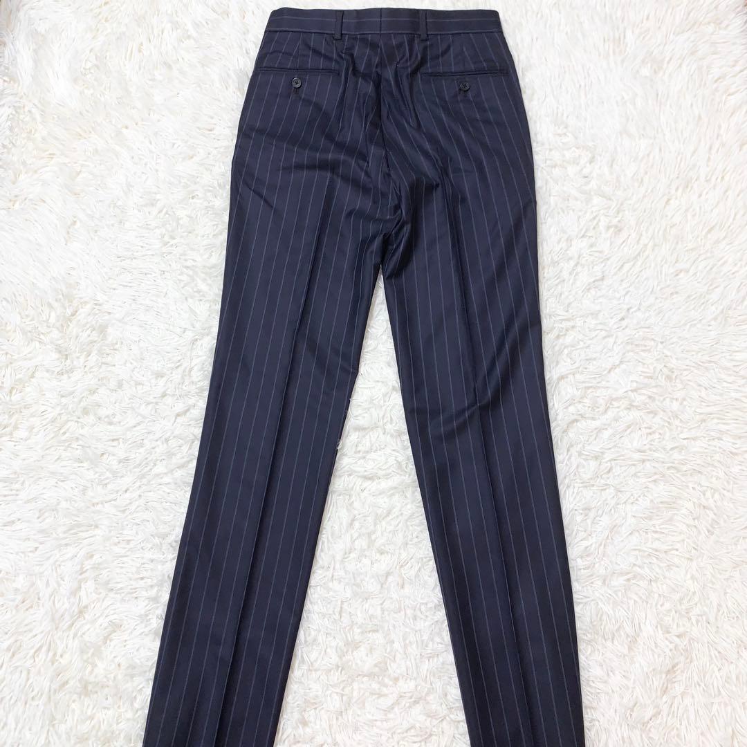 新品 ブルックスブラザーズ カノニコ社生地 スーツ ストライプ ネイビー M相当