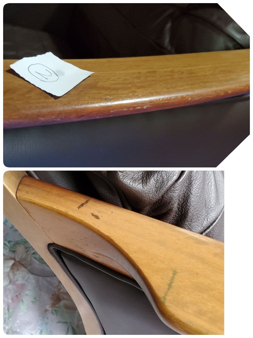 ② maruni マルニ木工 レマン 本革 一人掛けソファ イージーチェア