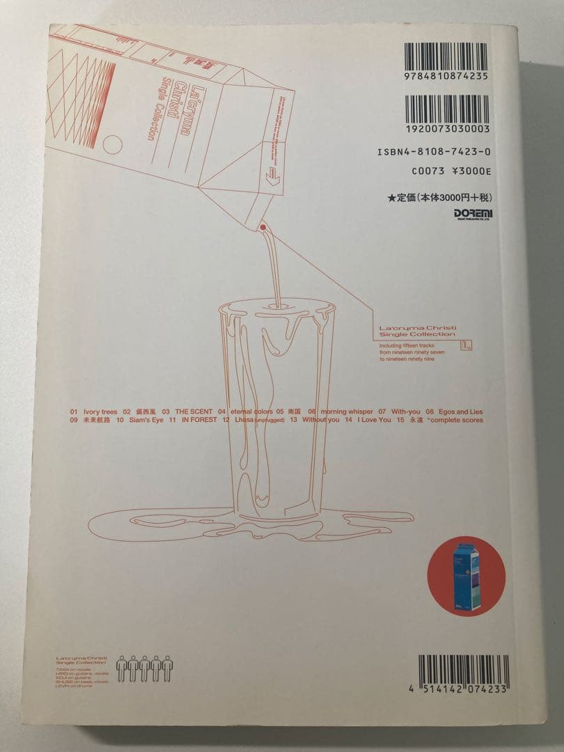La'cryma Christi/single collection スコア
