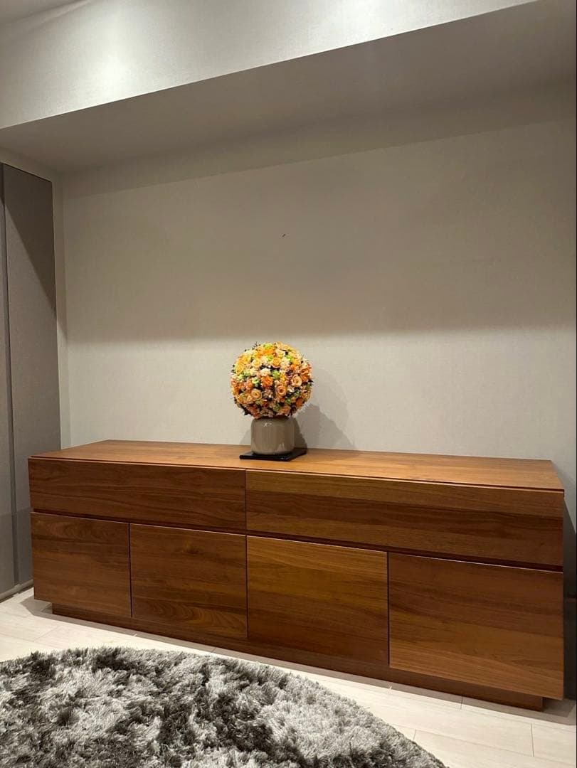 ボーコンセント LUGANO 格調高いルガーノサイドボート キャビネット ウッド