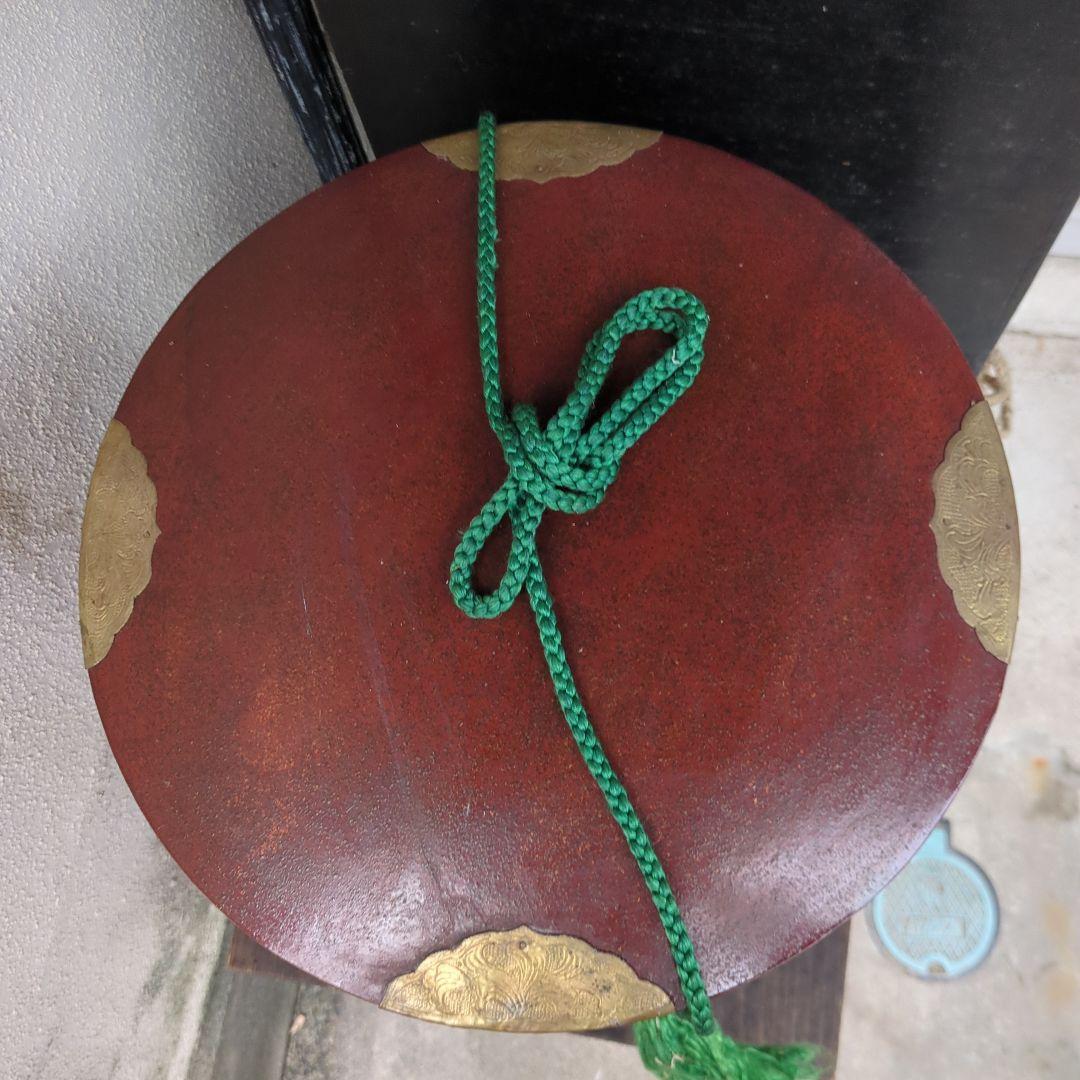 お買い物　骨董　ほかい　大名道具　漆　梨地　木製　2つ