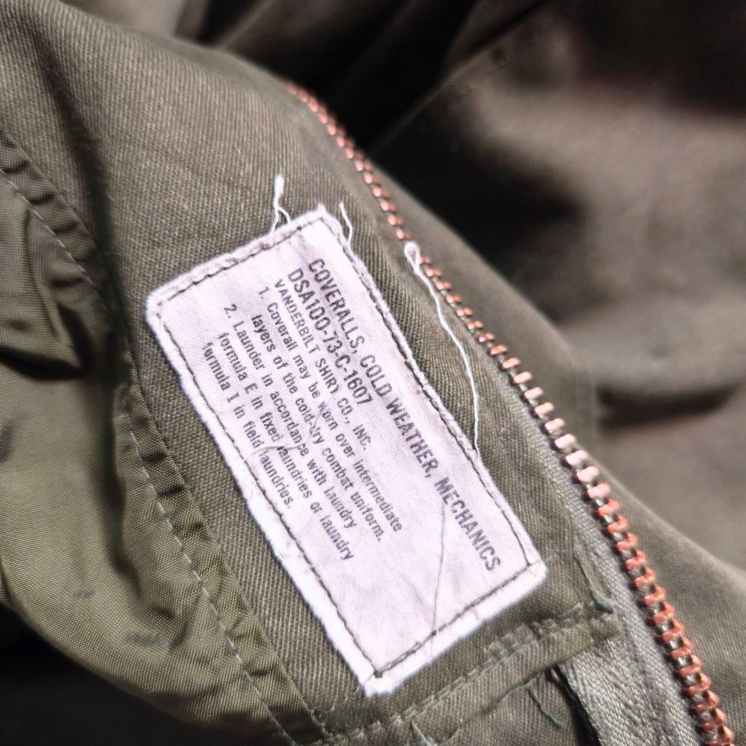 70s USARMY アメリカ軍　つなぎ　ジャンプスーツ　M