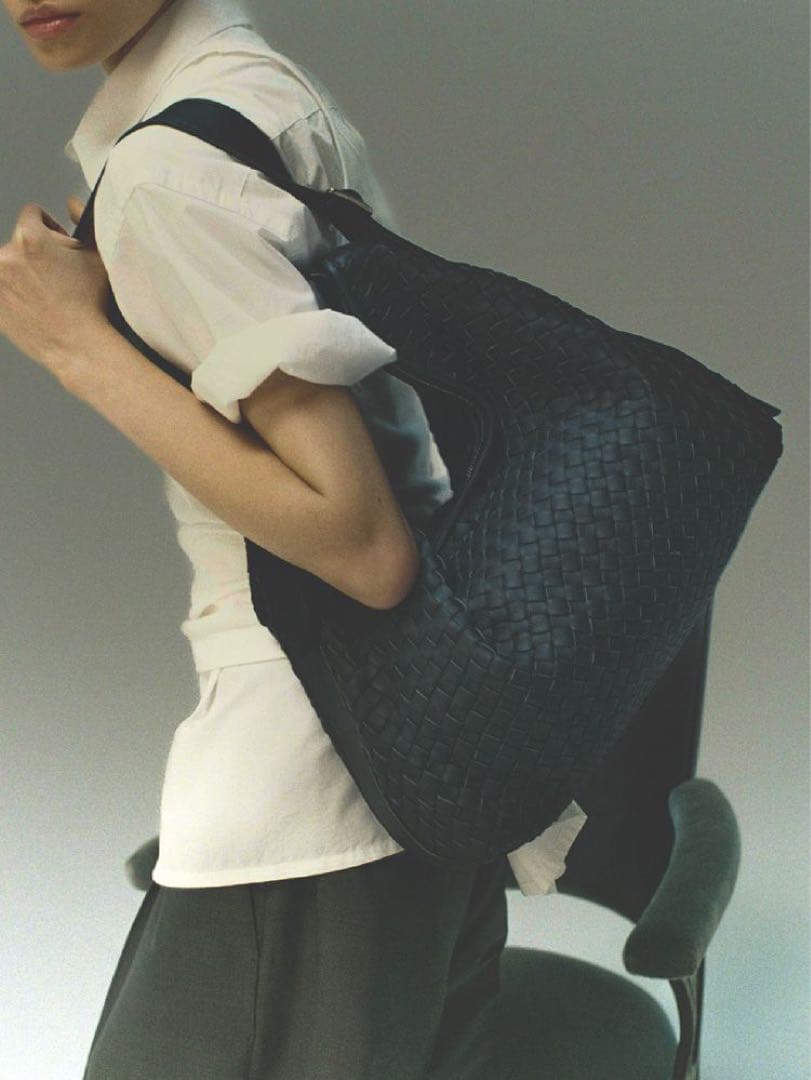LIDNM Llife COW LEATHER MESH BAG バッグ