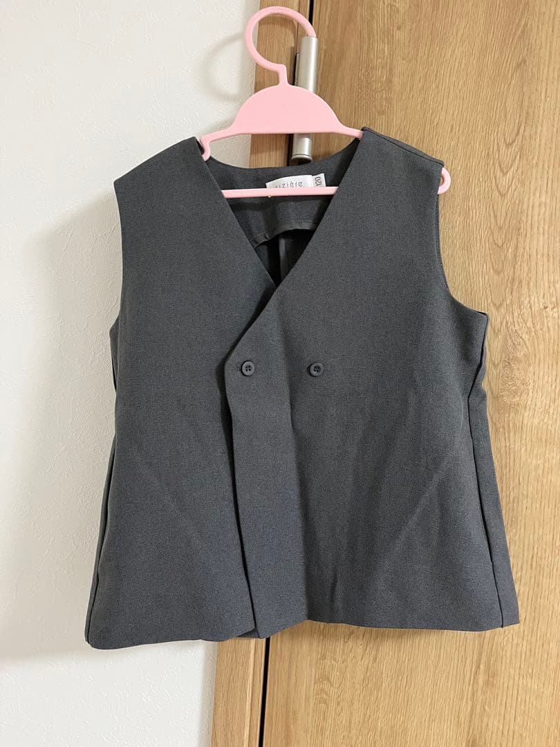 riziere 120 ノーカラージャケットセットアップ・シャツ・ベストセット