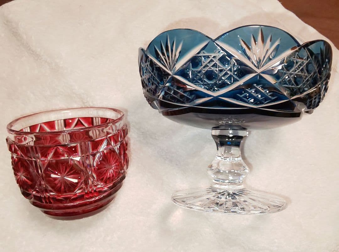 薩摩切子 薩摩ガラス 猪口 ぐい呑