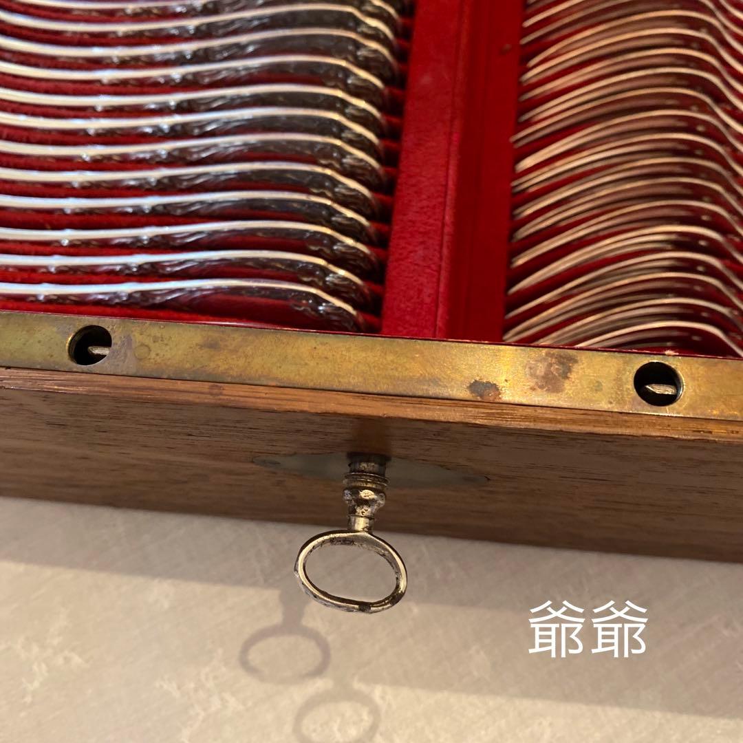 ☆御追加／ピュイフォルカ アイリス／純銀 ディナーフォーク＆スプーン 各１本