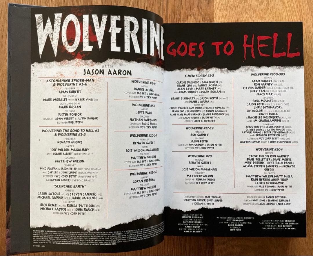 Wolverine goes to Hell Omnibus アメコミ