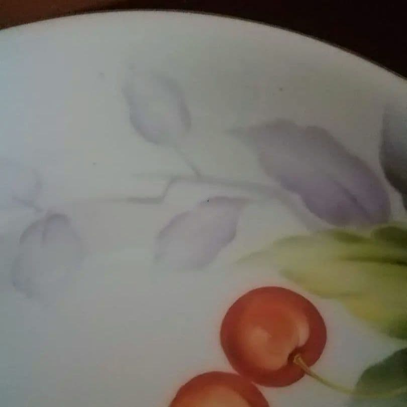 貴重なさくらんぼ絵柄鉢　オールド東洋陶器　東洋陶器　TOYOTOKI