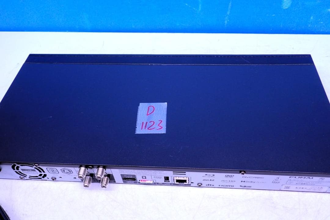 D1123#フナイ FBR-SW1040 1TB ブルーレイレコーダー2023