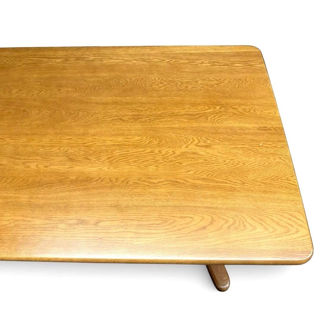 【美品】定価21万 浜本工芸 ダイニングテーブル 幅165cm ナラ無垢材