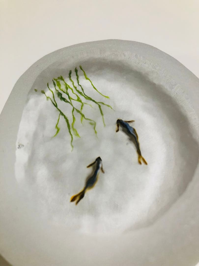 久保裕子　石文鎮　ガラス　新品