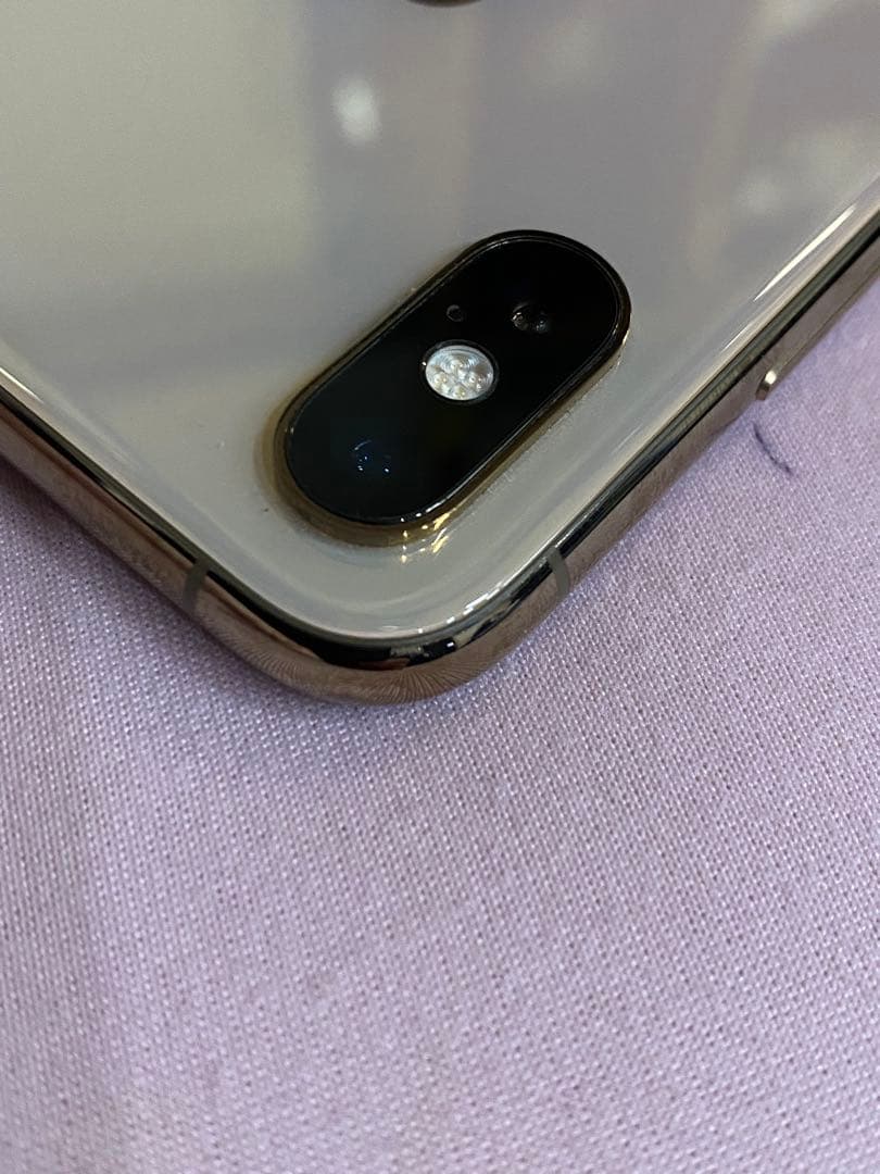 iPhone XS Max 256GB ゴールド 美品 バッテリー81%