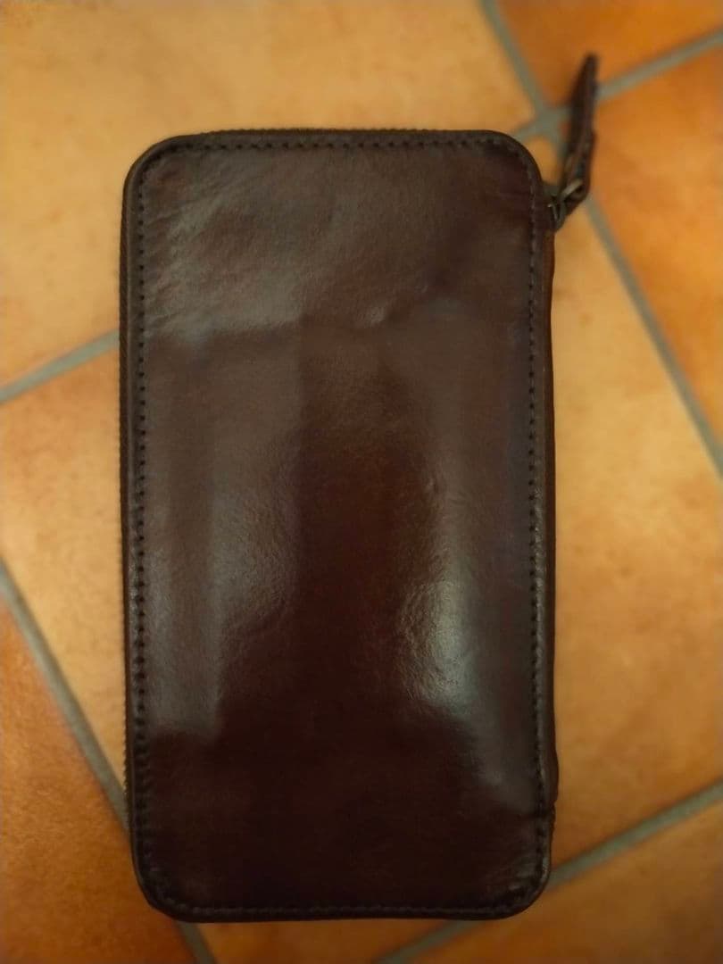 Ludditeレザーラウンドジップペンケース