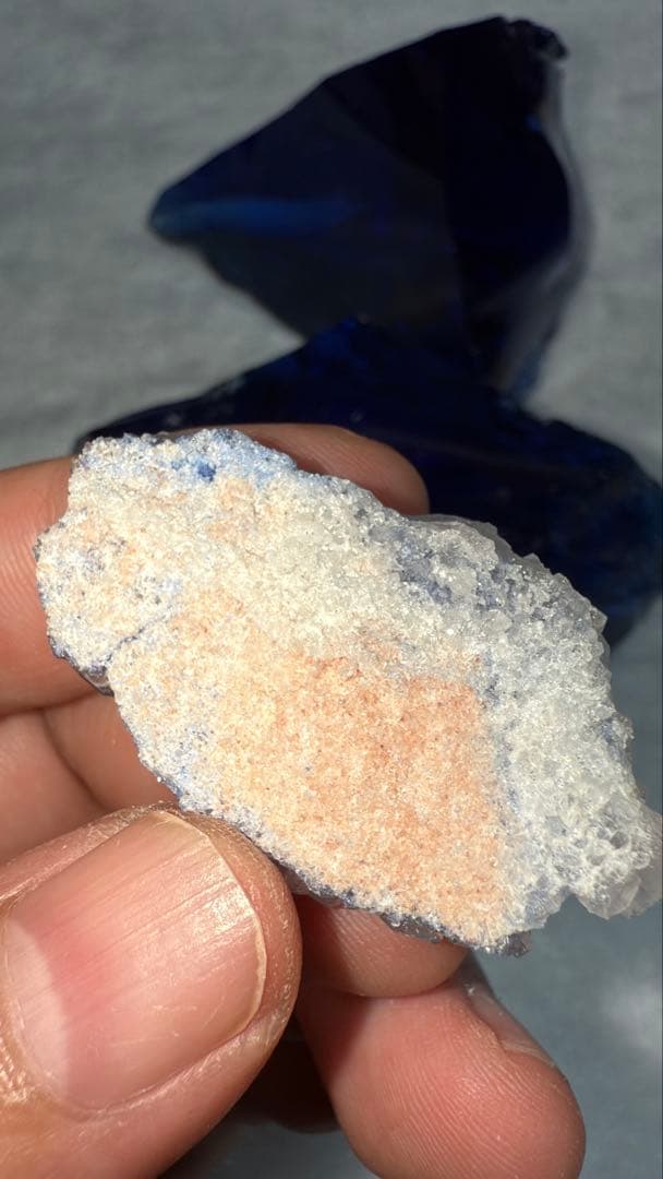 高品質 デュモルチェライトインクォーツ クラスター 原石