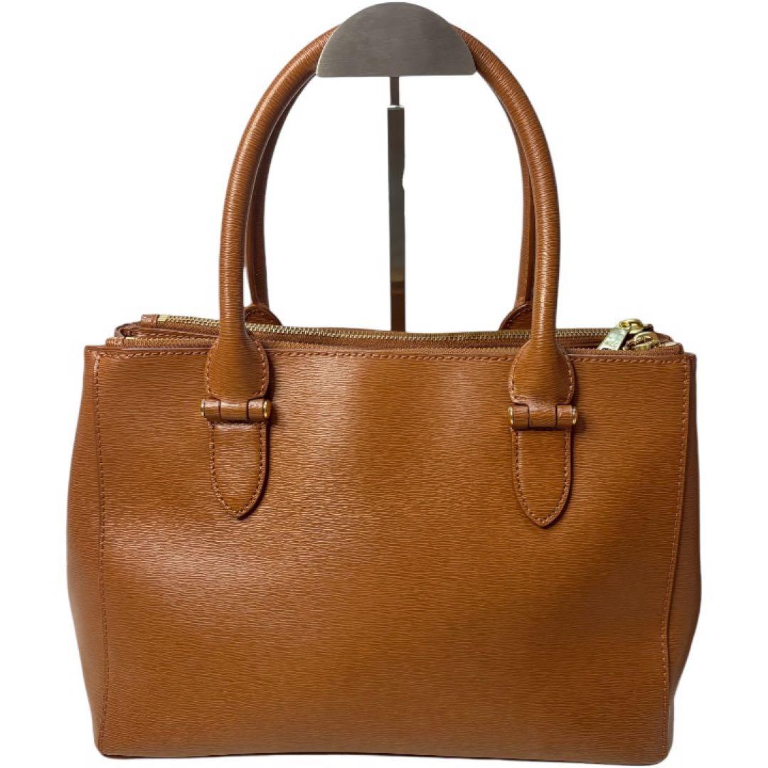 ローレンラルフローレン2way トートバッグ レザー ゴールドタグ A4収納可