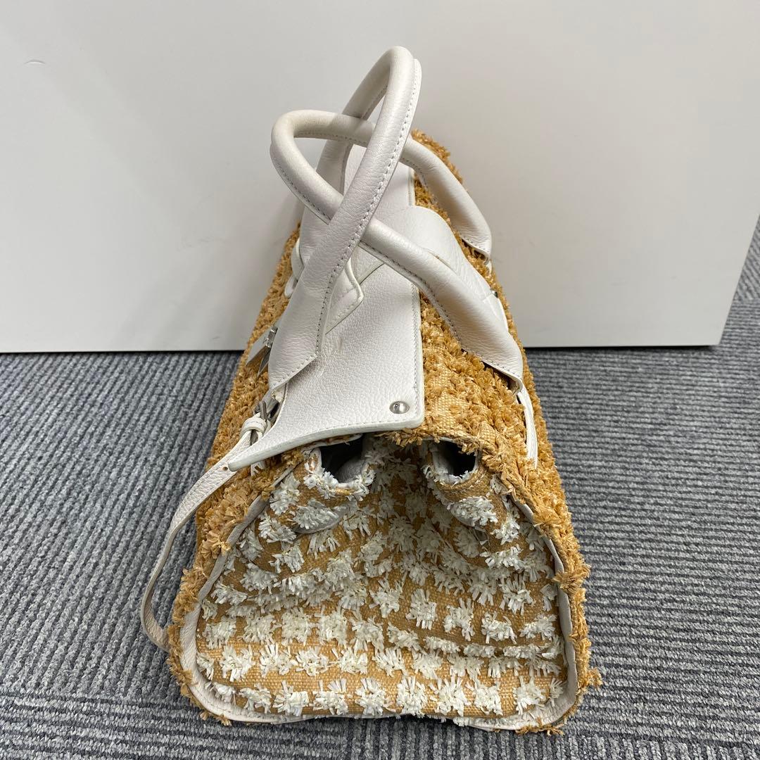 JIMMY CHOO テクスチャー ハンドバッグ