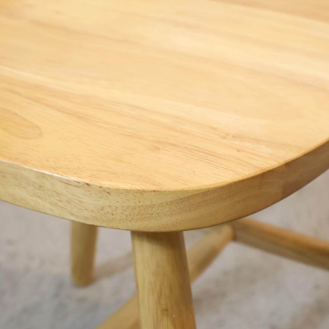 アンティーク調 ダイニングチェア ナチュラル ウィンザーチェア フープバック