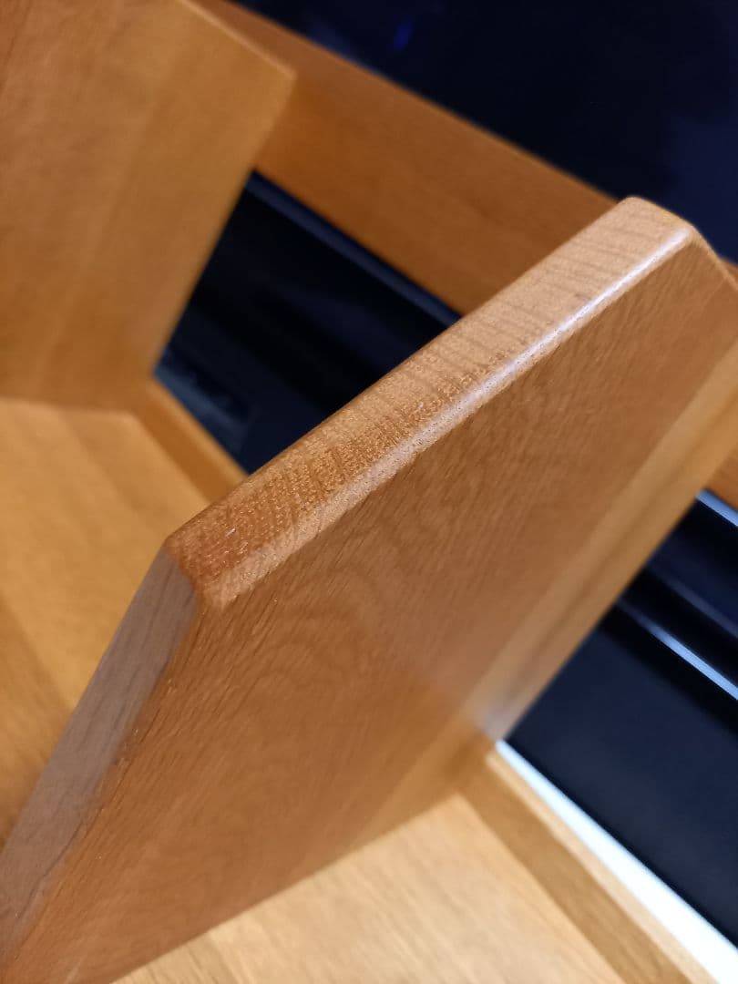 北欧モダン　ナチュラル　オーク　楢　無垢材　サイドラック　ブックシェルフ