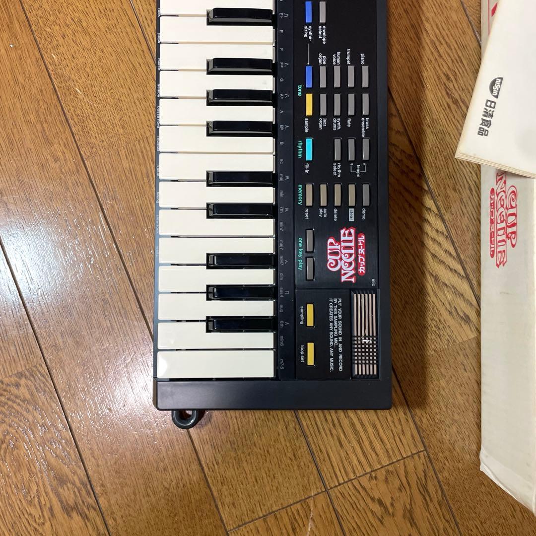 【動作ＯＫ】希少 CASIO 日清カップヌードル シンセサイザー サンプリング