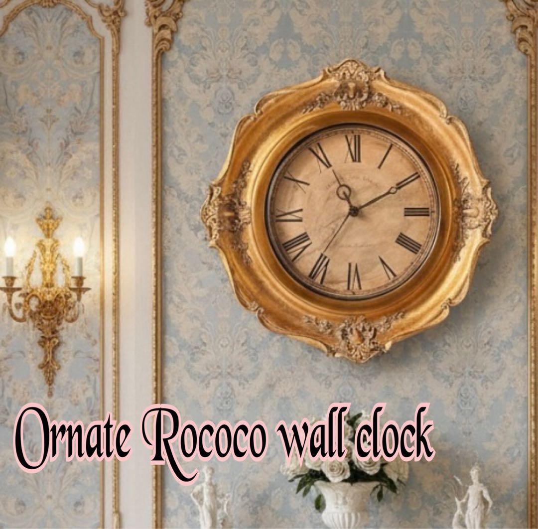 フレンチアンティーク調 壁掛け時計 GL №.2 ウォールクロック 店舗什器