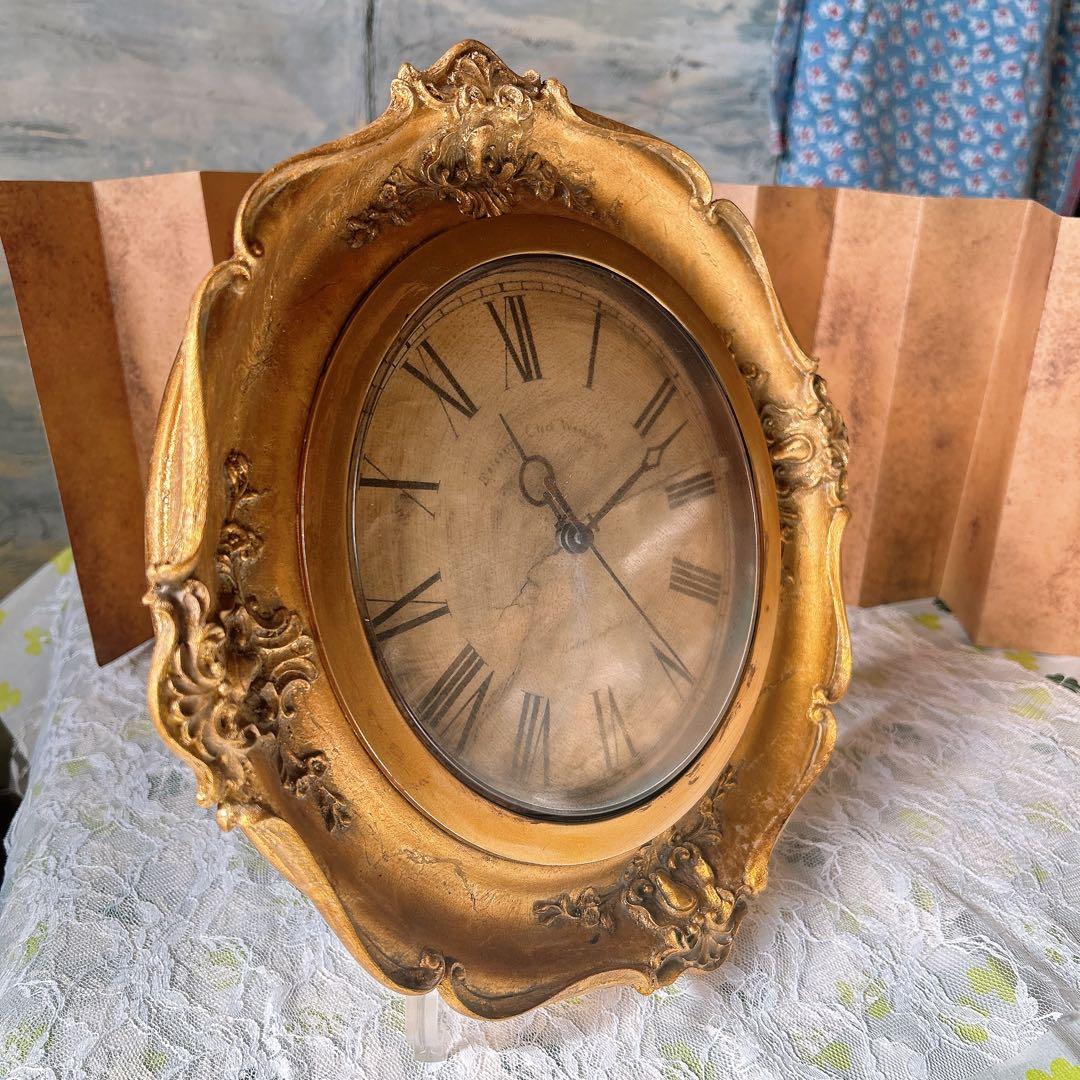 フレンチアンティーク調 壁掛け時計 GL №.2 ウォールクロック 店舗什器