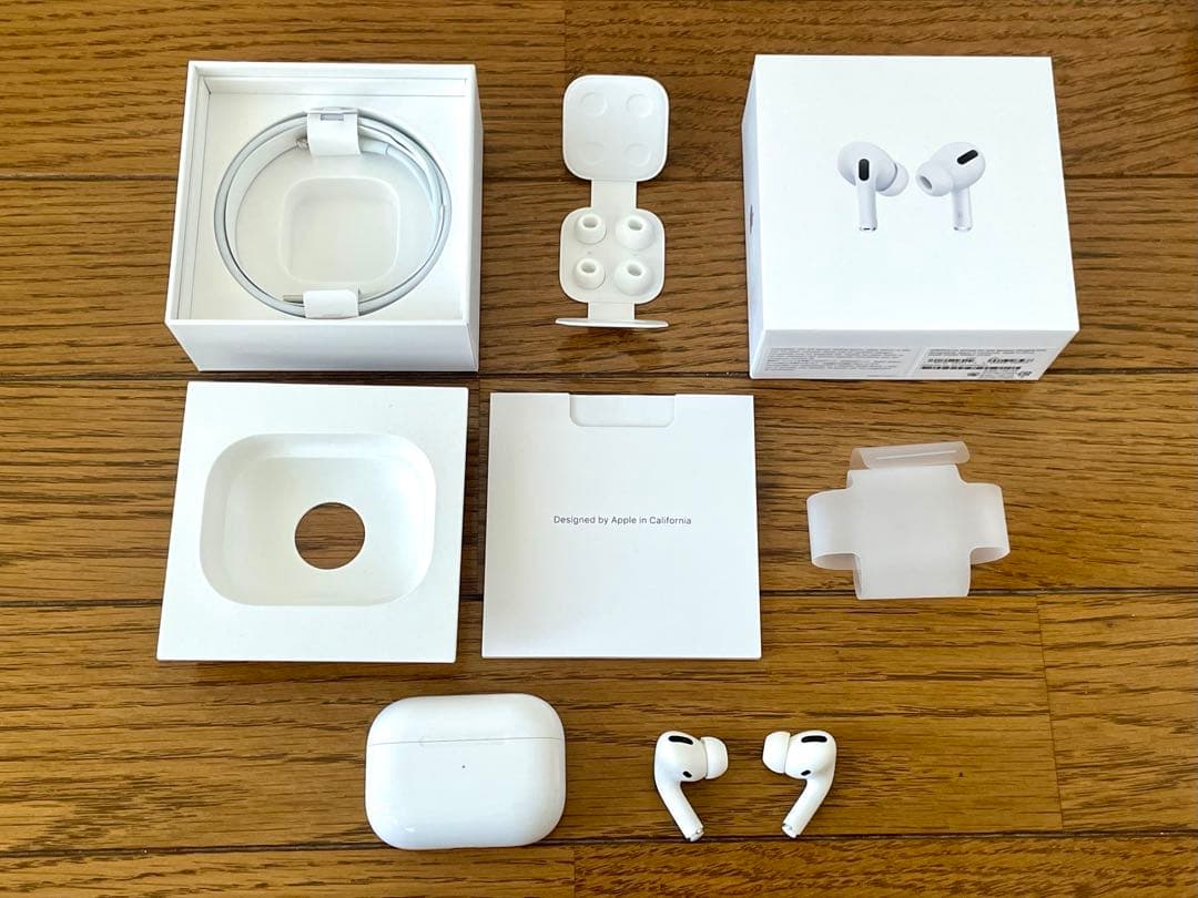 【美品・完品】AirPods Pro 第1世代 ケース・箱付き 未使用付属品あり