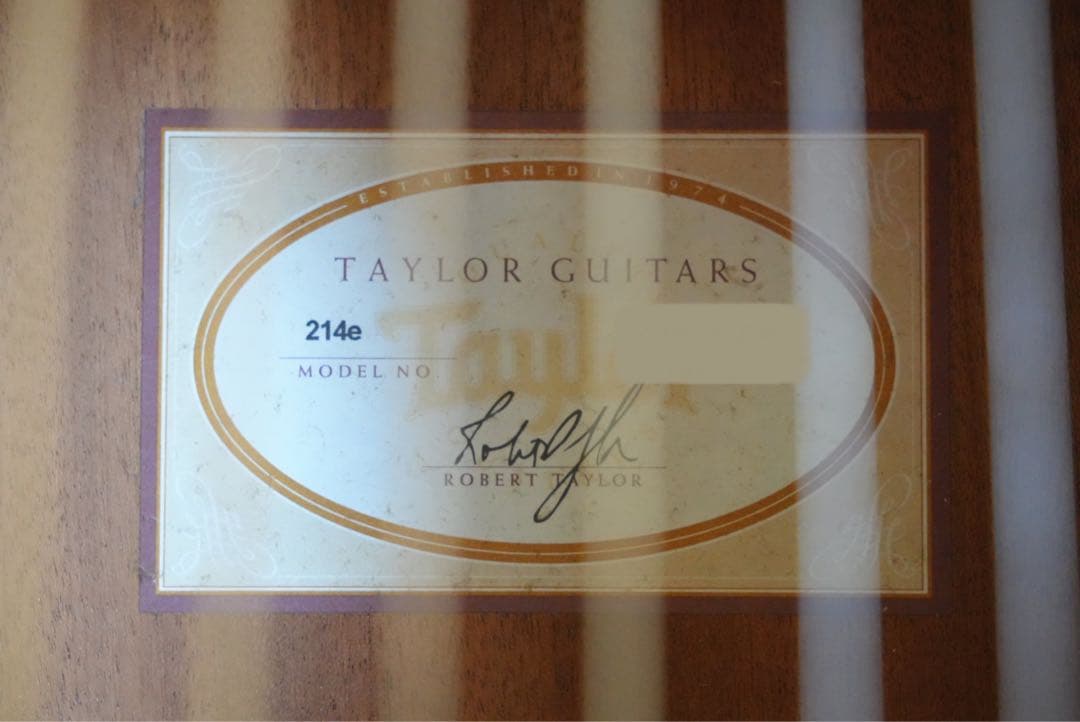 ギター テイラー Taylor 214e ケース+おまけ付