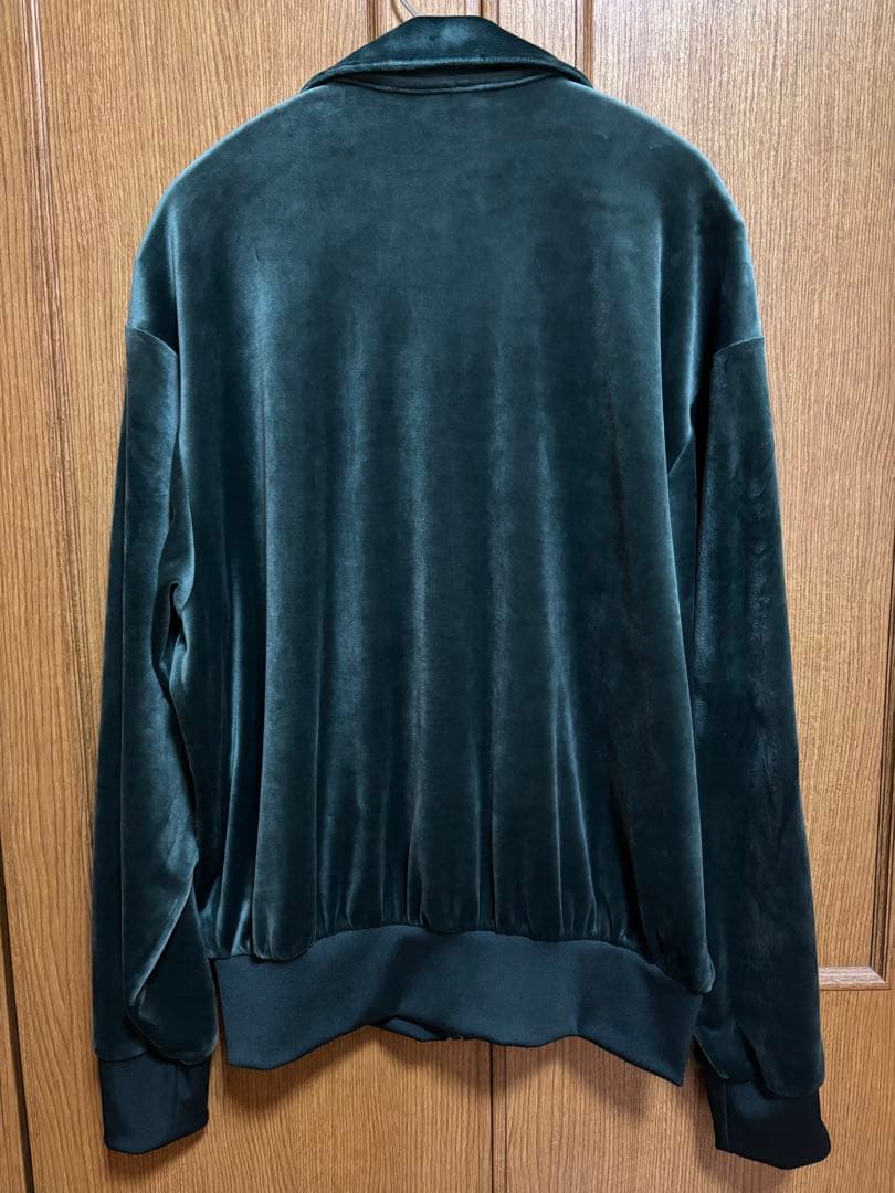 adidas FB TT ベロア トラックトップ L シャドーグリーン
