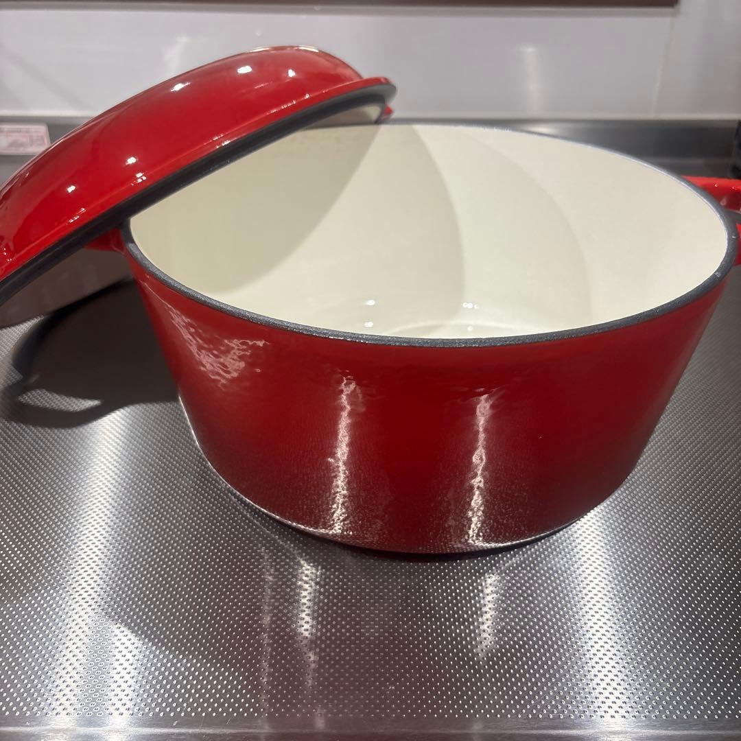 2-in-1鋳鉄製ダッチオーブンポット　エナメル鋳鉄鍋