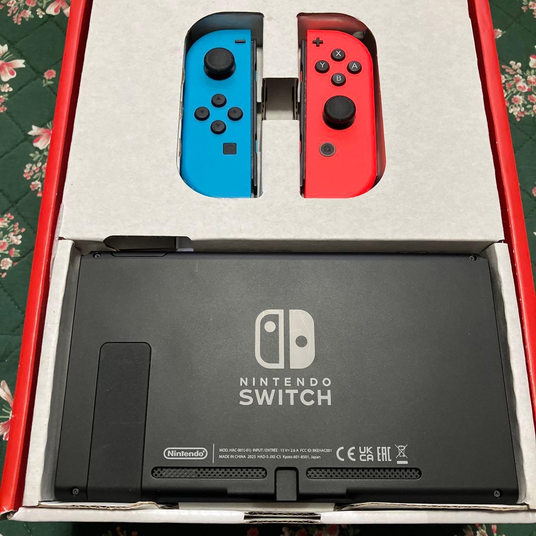 Nintendo Switch 本体 ネオンブルー レッド バッテリー強化版