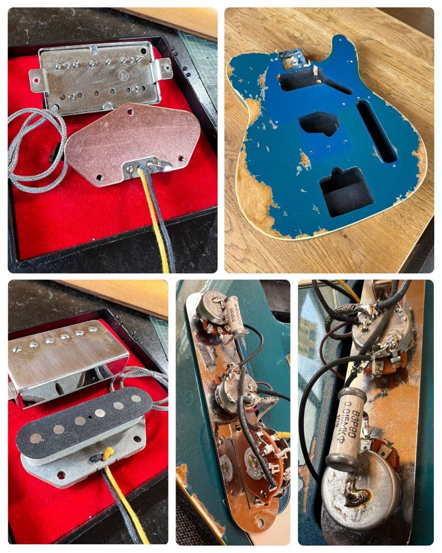 ハードレリックTL.Wバインディング/フローティングトレモロ/ダックブルー