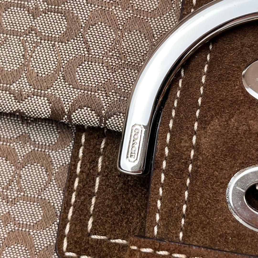 COACH ハンドバック ソーホー シグネチャー ブラウン