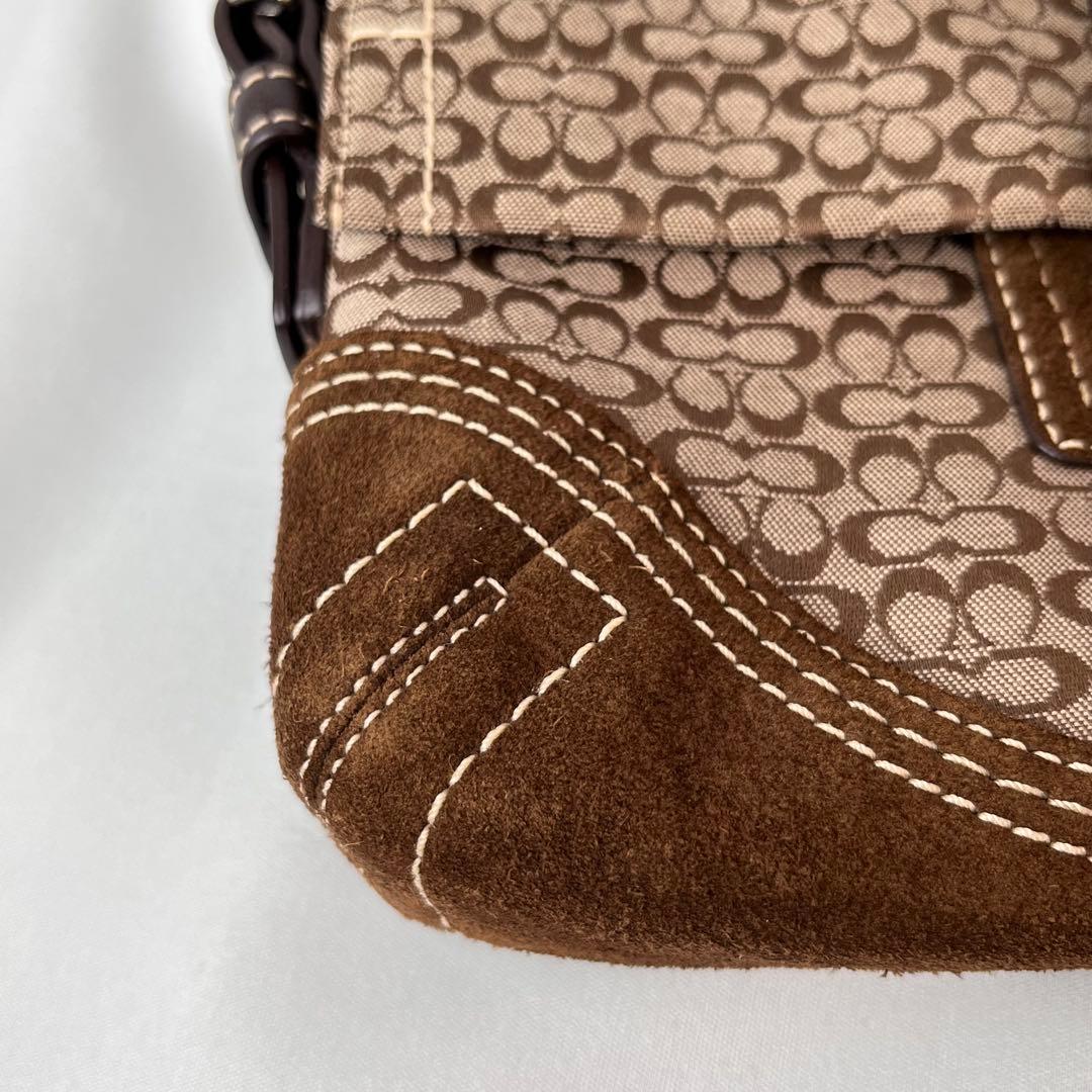 COACH ハンドバック ソーホー シグネチャー ブラウン