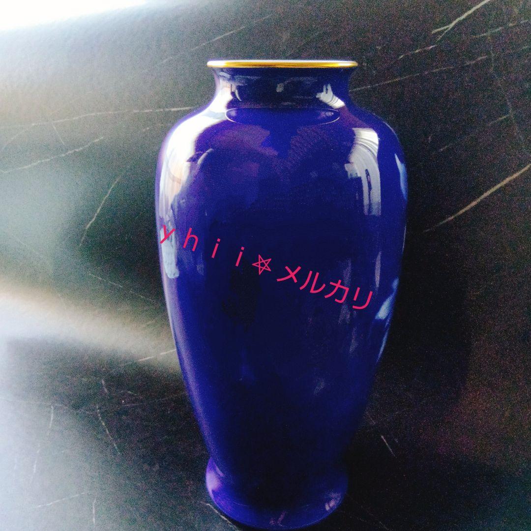 【高級花瓶】特大花瓶 有田焼 深川製磁 宮内庁御用達 花生 壺 瑠璃