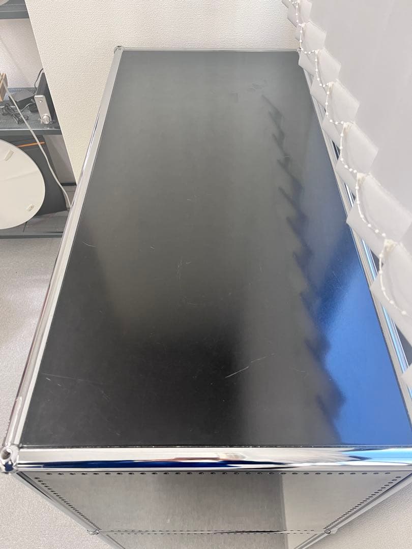 Tora　希少黒USMハラ—３段ラック　スチールシェルフ 4段引取もOK