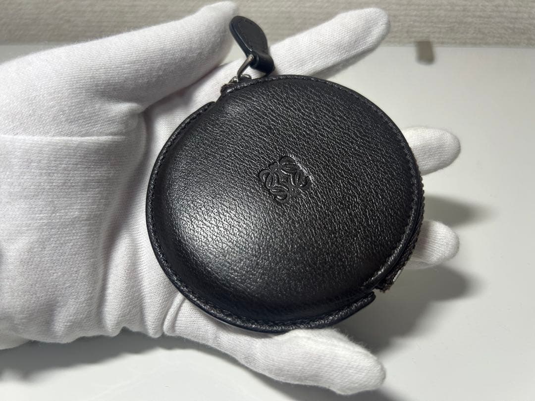美品 LOEWE ロエベ ケース 小銭入れ 本革 レザー アナグラム 美品