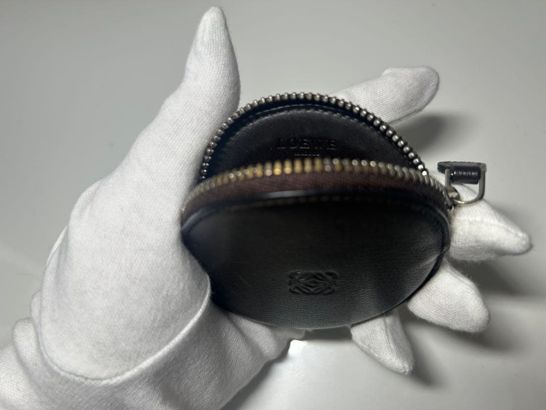 美品 LOEWE ロエベ ケース 小銭入れ 本革 レザー アナグラム 美品