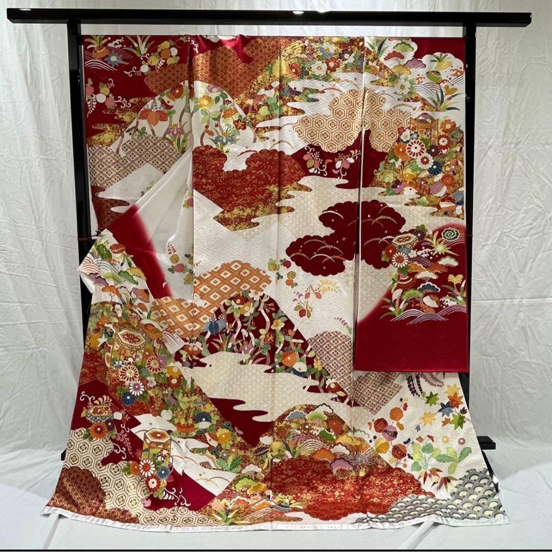 古典柄振袖 吉澤友禅　 吾妻　徳穂　新品未仕立て