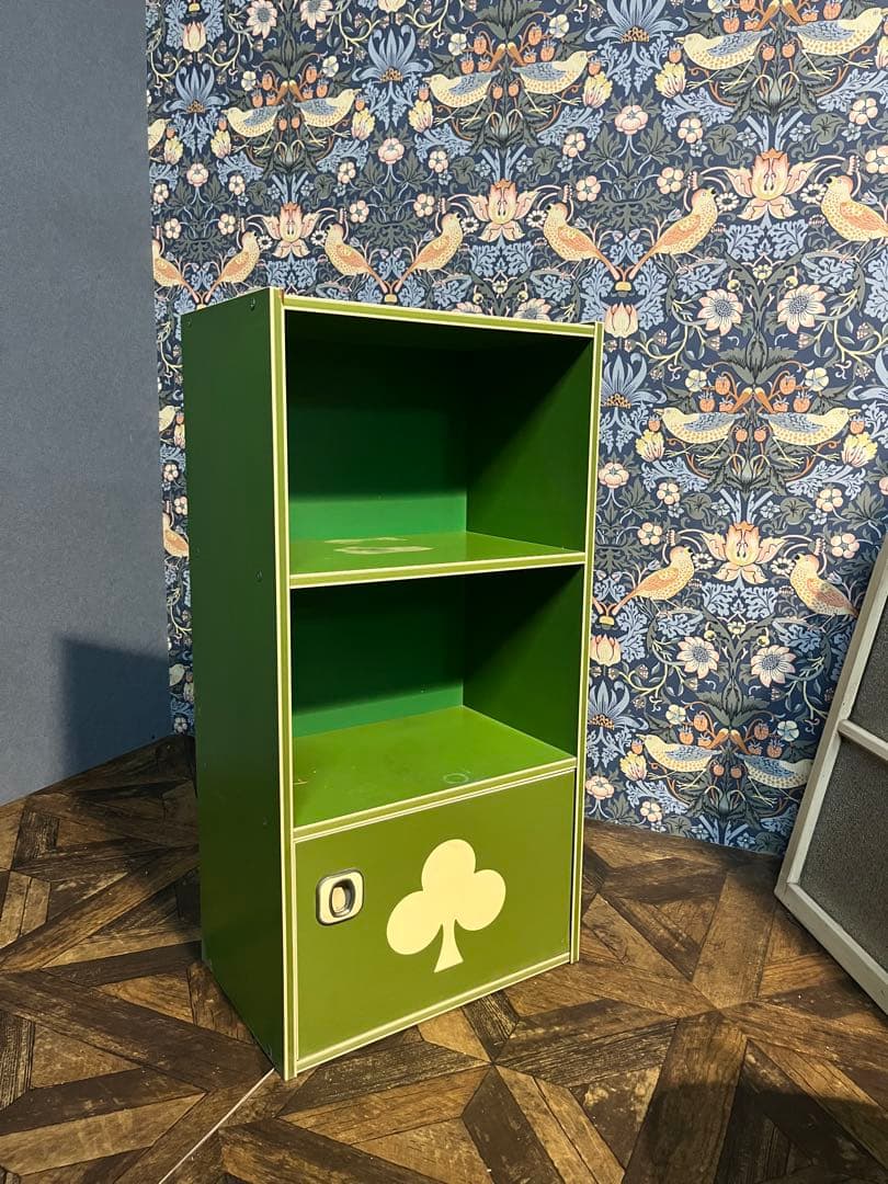 棚 ラック 緑 グリーン 昭和レトロ レトロポップ インテリア 当時物
