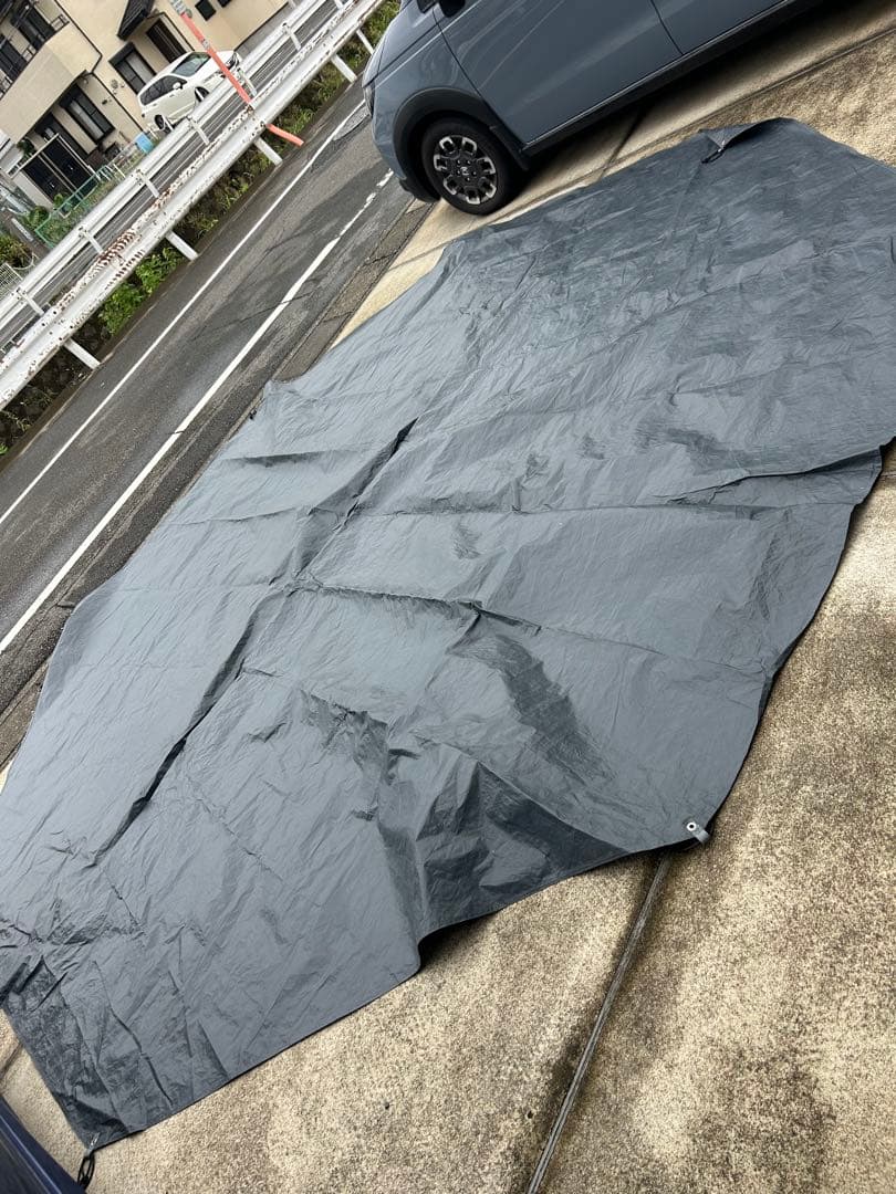 【訳あり】ラウンドスクリーン2ルームハウス　バーガンディ　コールマン　シート