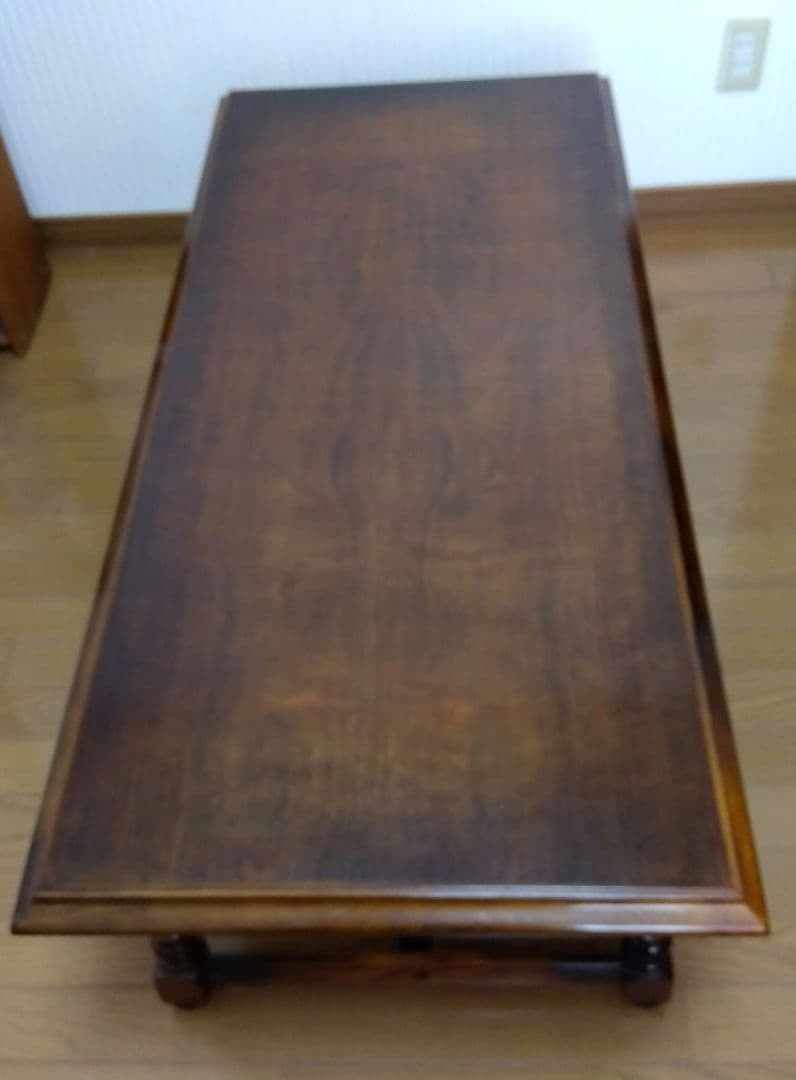 【昭和レトロ】美品♦オールド　カリモク センターテーブル 幅120cm