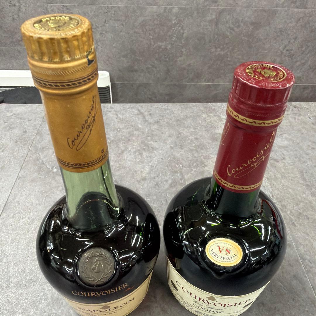 古酒　NAPOLEON　COGNAC　COURVOISIER　クルボアジェ　4本