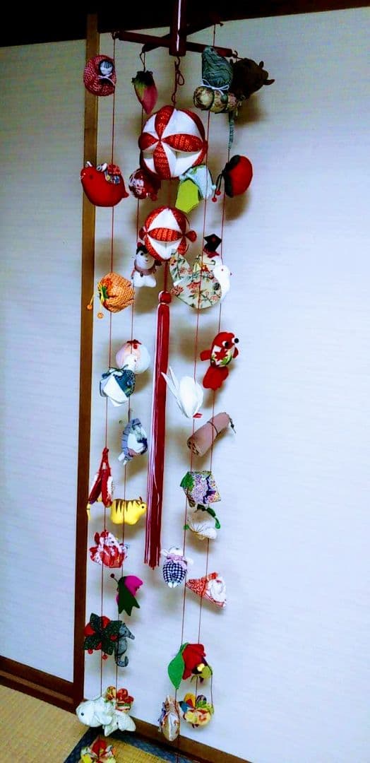 ⑨新品　世界でたったひとつの吊るし飾り