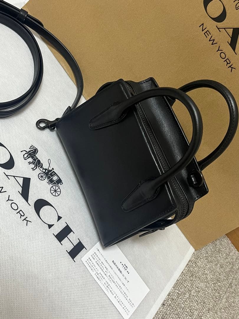 新品 コーチ アンドレア ミニ キャリーオール 2WAY ショルダーバッグ