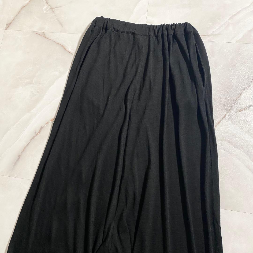 A15988 ジュンヤワタナベ 21SS ジャージーサルエルパンツ　黒 S