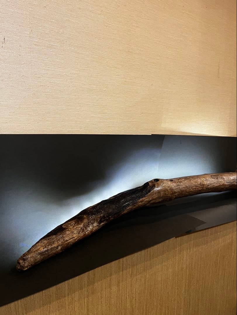 【一点物】流木LEDライト｜直置きタイプ｜幅93cm｜横長インテリア照明