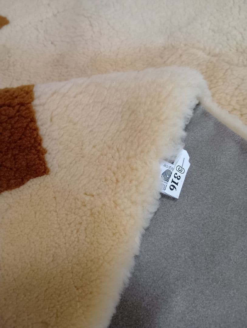 クリーニング済　ムートンライフ　　　ムートンシーツ　シングルサイズ　あったか寝具